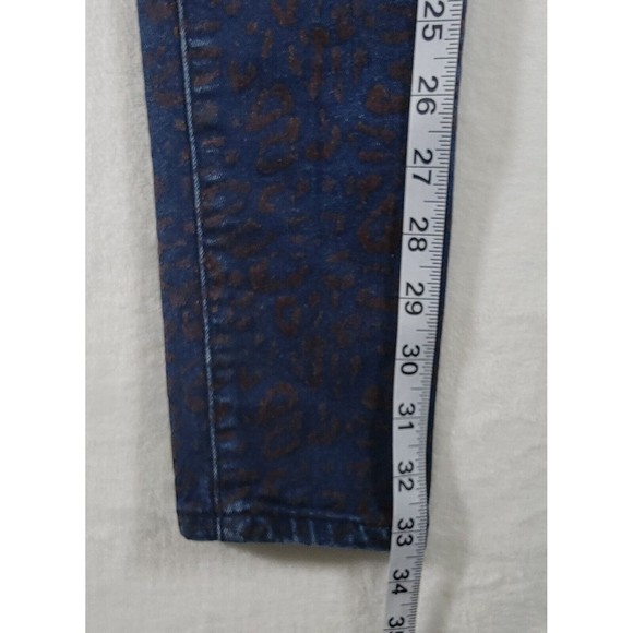 JOE'S JEANS Girls Size 12 Leopard Brown Velvet Skinny Slim Fit Legging Pants - Picture 13 of 16